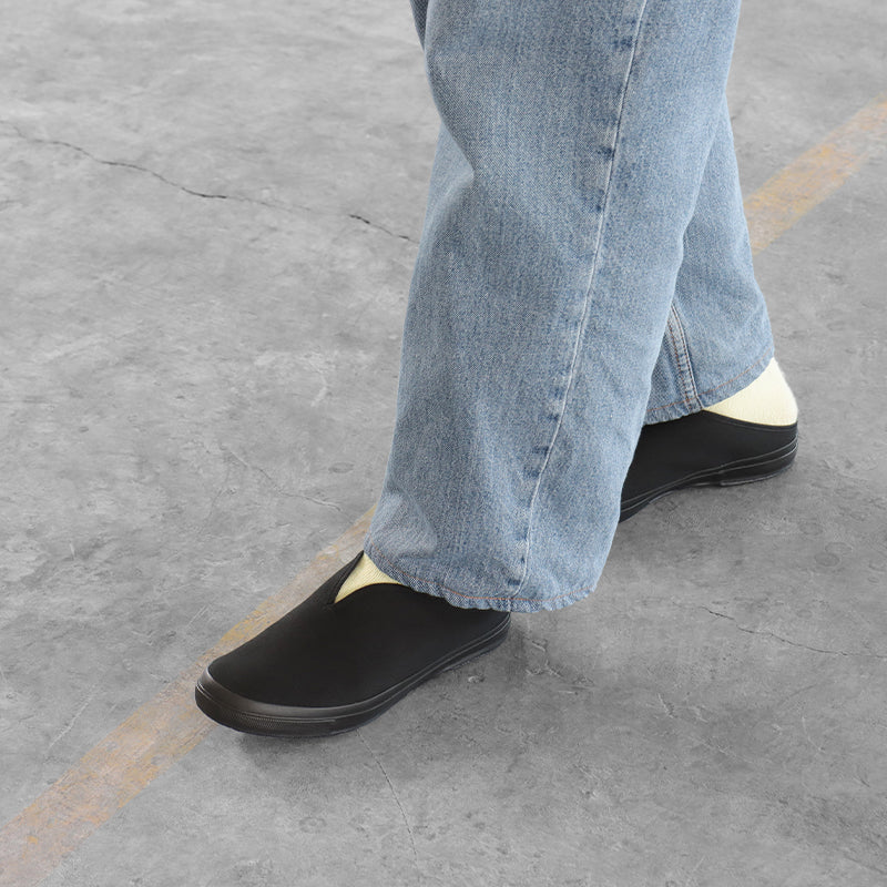SLIT MULE - BLACK MONO – moonstar-aus